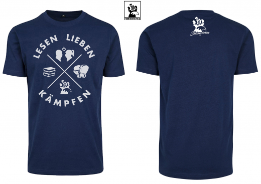 T-Shirt Lesen - Lieben - Kämpfen (Herren)