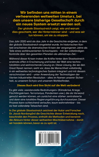 Nordangard, Jacob - Der globale Staatsstreich. Die Agenda, die Akteure und die Methoden hinter der weltweiten Machtübernahme