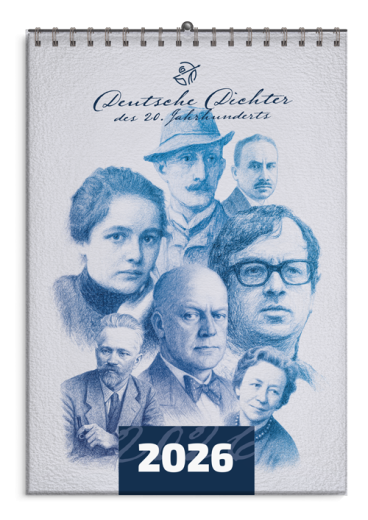 Wandkalender Deutsche Dichter des 20. Jahrhunderts 2026