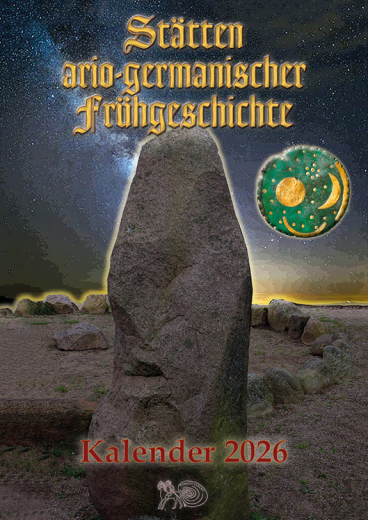 Wandkalender Stätten ario-germanischer Frühgeschichte 2026