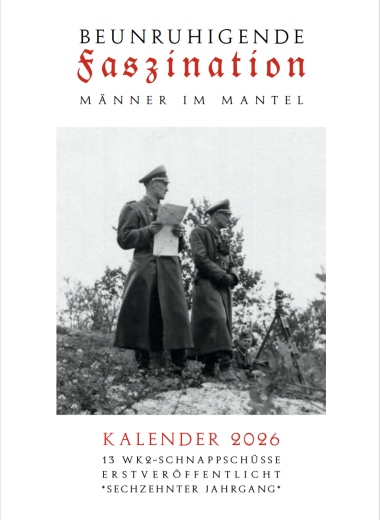 Wandkalender Beunruhigende Faszination - Männer im Mantel 2026