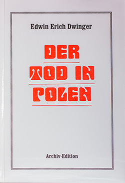 Dwinger, Edwin Erich - Der Tod in Polen