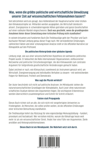Limburg, Michael - Die Treibhauslüge. Warum die Klimadebatte auf einem gewaltigen Irrtum beruht