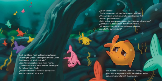 Paul, Pina / Papierflieger - Der kleine Fisch schwimmt gegen den Strom