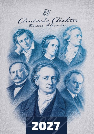 Wandkalender - Deutsche Dichter: Unsere Klassiker 2027