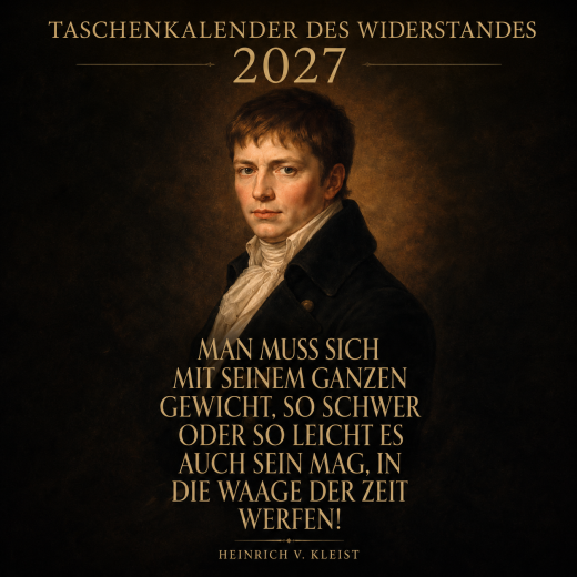 Deutsche Stimme Verlag (Hrsg.) - Taschenkalender des Widerstandes 2027