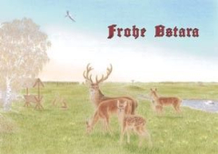 Postkarte Frohe Ostara - Naturerwachen