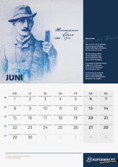 Wandkalender Deutsche Dichter des 20. Jahrhunderts 2026