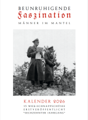 Wandkalender Beunruhigende Faszination - Männer im Mantel 2026