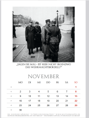 Wandkalender Beunruhigende Faszination - Männer im Mantel 2026